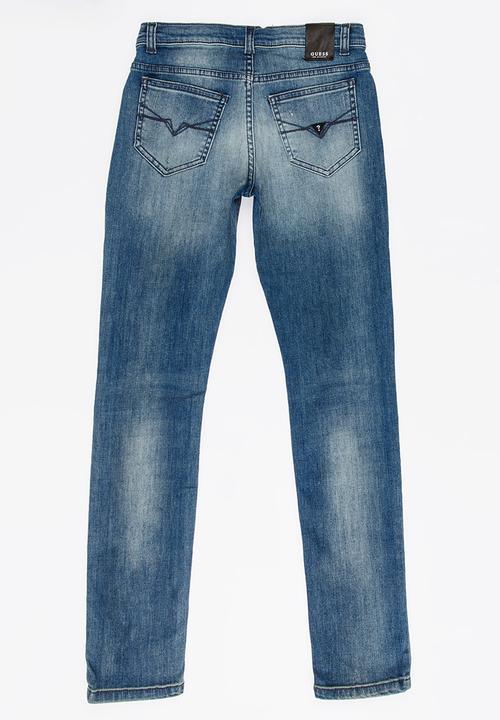 GUESS - Boys Skinny Jeans Dark Blue
