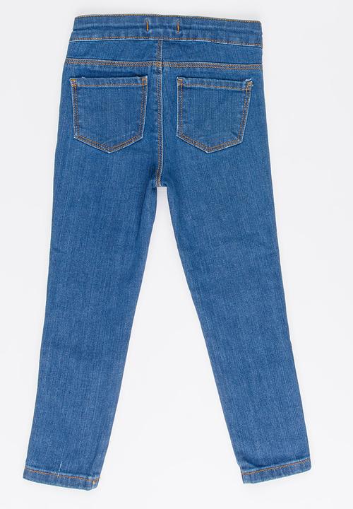 Soobe - Girls Straight Leg Jean Mid Blue