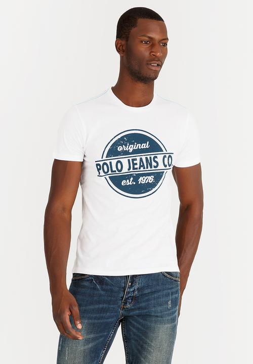 Polo Jeans Co. - Basic Printed Tee White