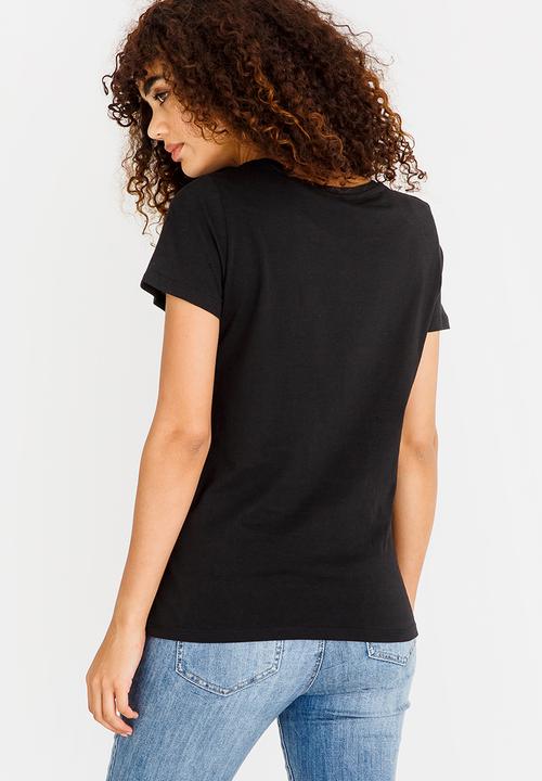 Vero Moda - Slogan Tee Black
