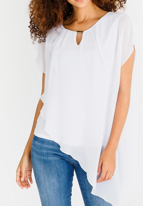 edit - Double Layer Blouse White