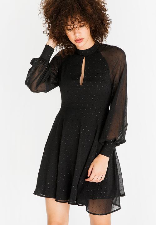 Mila Long Sleeve Short Dress Black Vero Moda Formal Superbalist Com