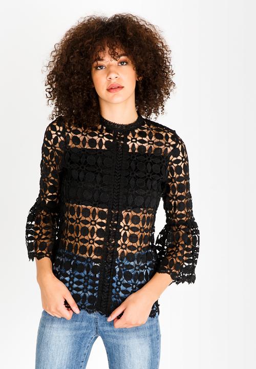 cath.nic - Lace Top Black