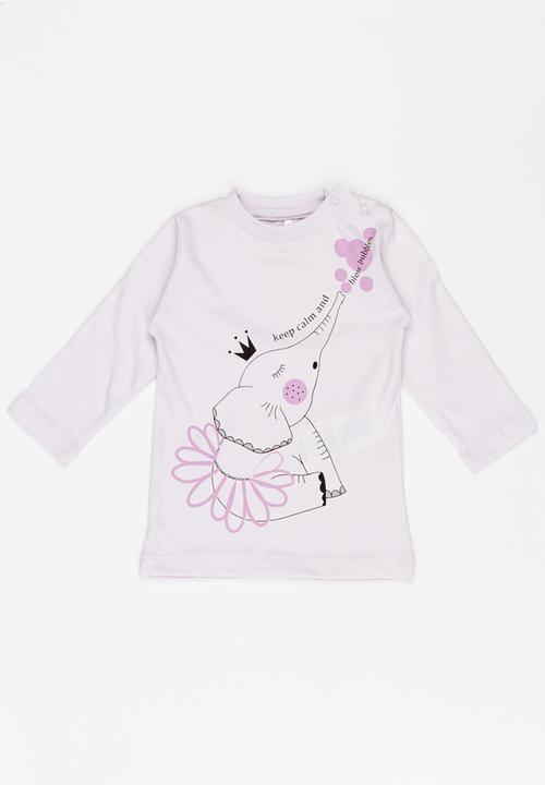 Soobe - Girls Printed Long Sleeve Tee Pale Purple