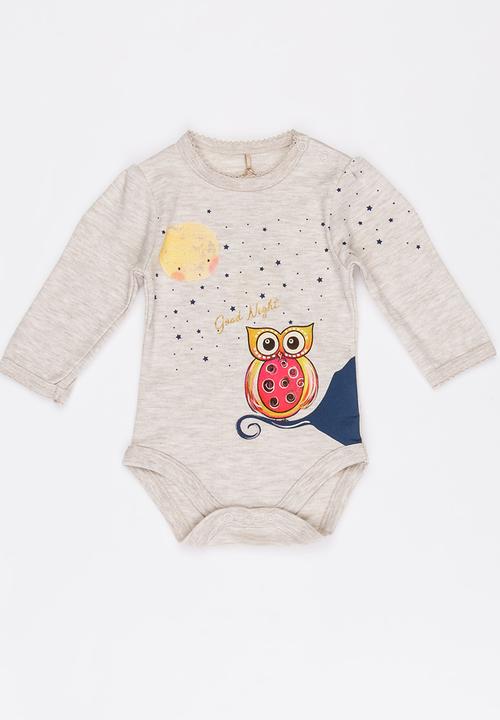 Soobe - Girls Printed Bodysuit Beige