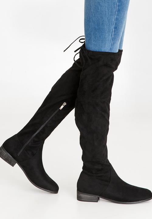 Footwork - Odi Over The Knee Boots Black