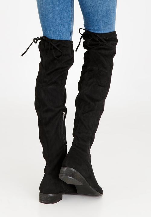 Footwork - Odi Over The Knee Boots Black