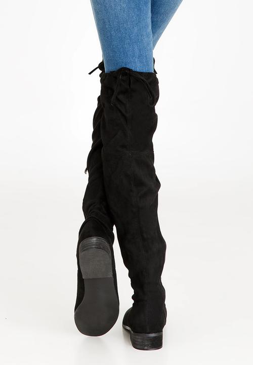 Footwork - Odi Over The Knee Boots Black
