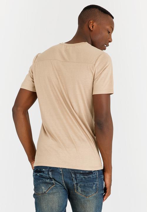 SOVIET - M Davies Velvet Tshirt Camel
