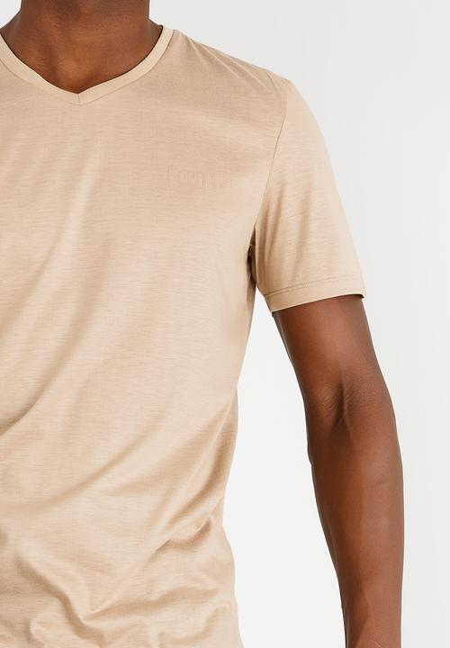 SOVIET - M Davies Velvet Tshirt Camel
