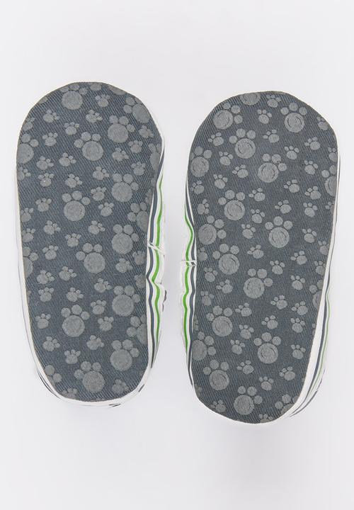 Pop Candy - Printed sole puffer boot - grey