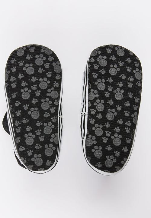 Pop Candy - Printed sole puffer boot - black