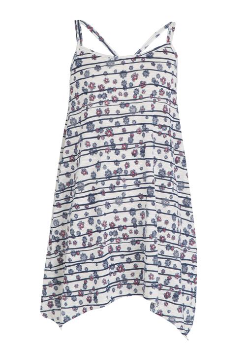 Rebel Republic - Hankey Hem Dress White