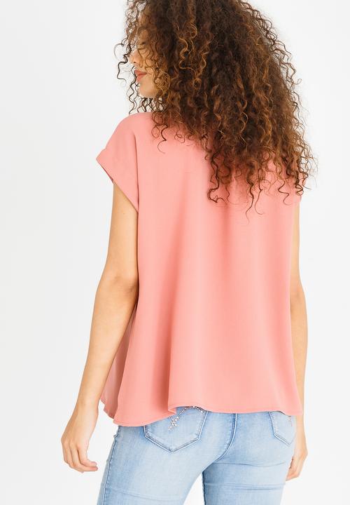 edit - Zip Blouse Mid Pink