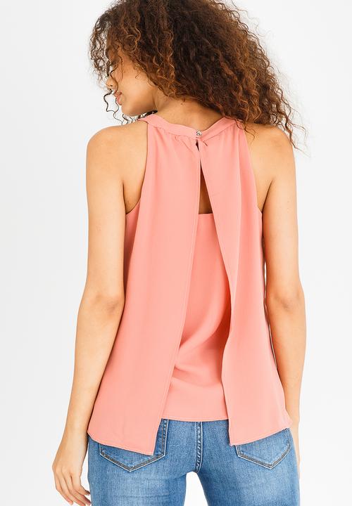 edit - Trim Detail Cami Mid Pink