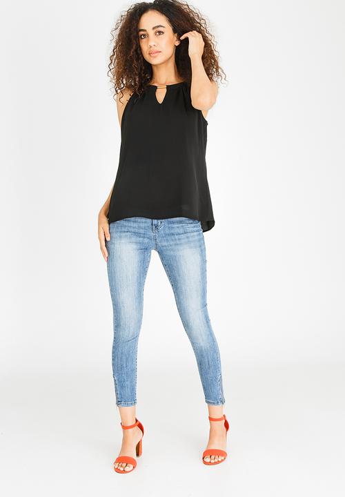 edit - Trim Detail Cami Black