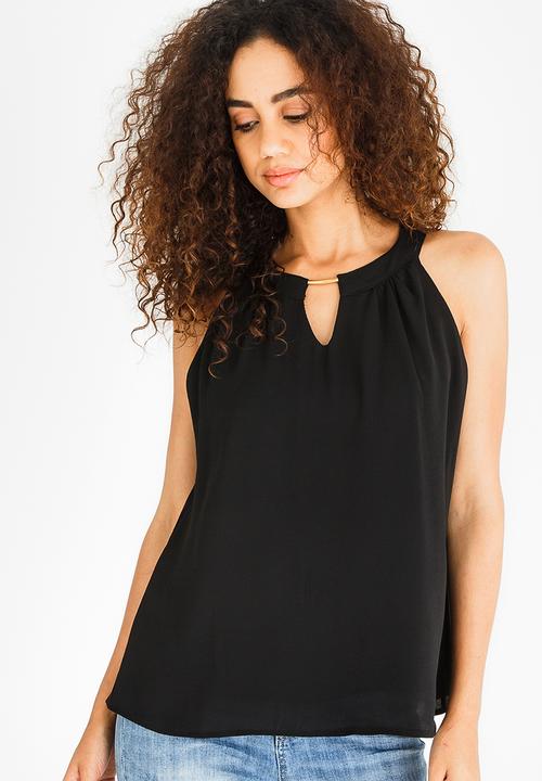 edit - Trim Detail Cami Black