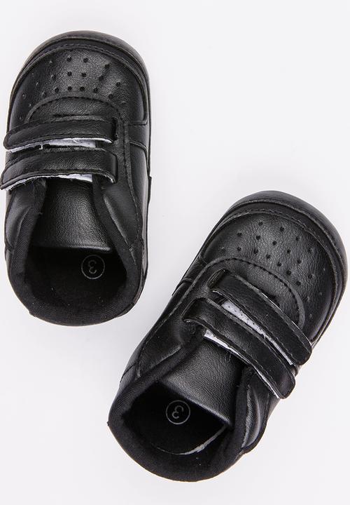 Pop Candy - Boys sneakers with velcro straps - black 