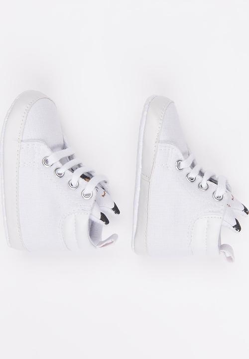 Pop Candy - Boys High Top Sneaker White