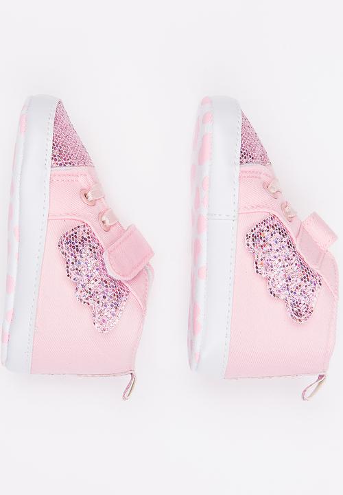 Pop Candy - Printed High Top Sneaker Mid Pink