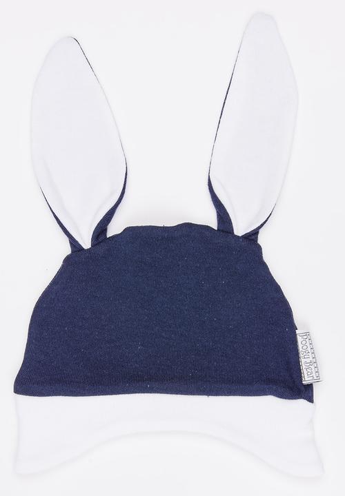 Poogy Bear - Bunny Ears Beanie Navy