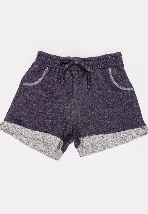 Rebel Republic - Girls Fleece Shorts Multi-colour