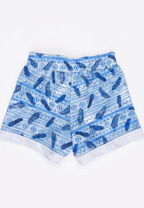 See-Saw - Girls Fleece Shorts Multi-colour