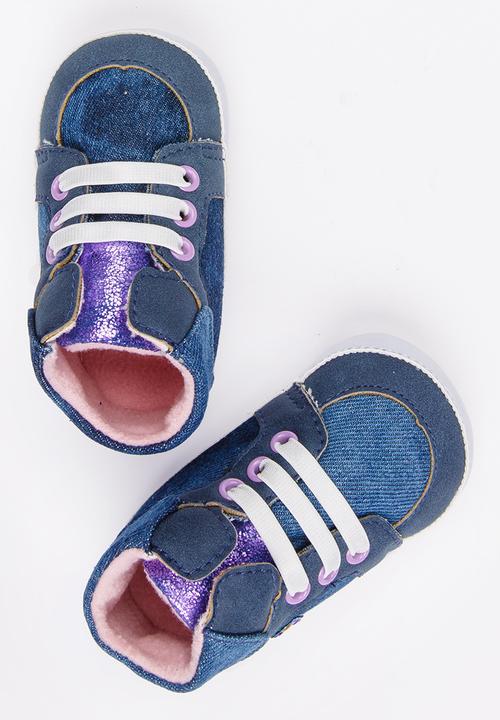 Pop Candy - Printed High Top Sneaker Blue