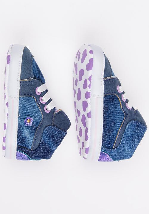 Pop Candy - Printed High Top Sneaker Blue