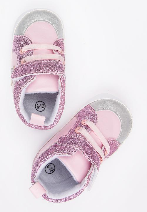 Pop Candy - Printed High Top Sneaker Mid Pink