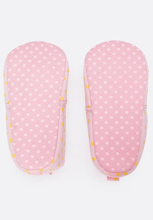 Pop Candy - Girls Printed Pump Pale Pink