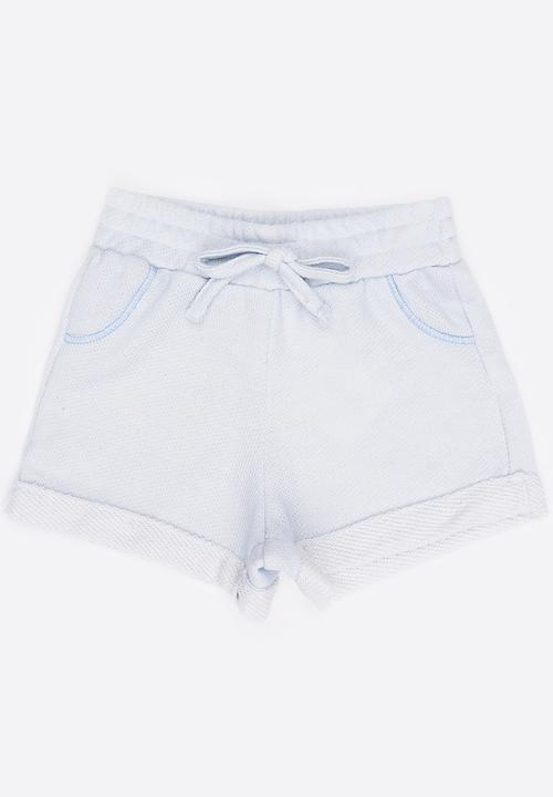 See-Saw - Girls fleece shorts - grey