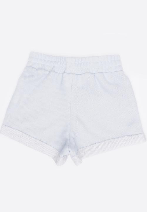 See-Saw - Girls fleece shorts - grey