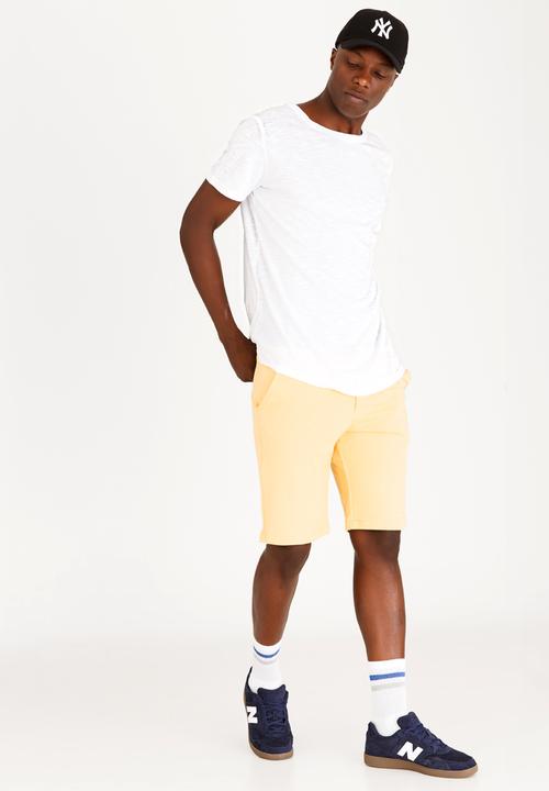 Unruly - Longer Length Printed Tee White
