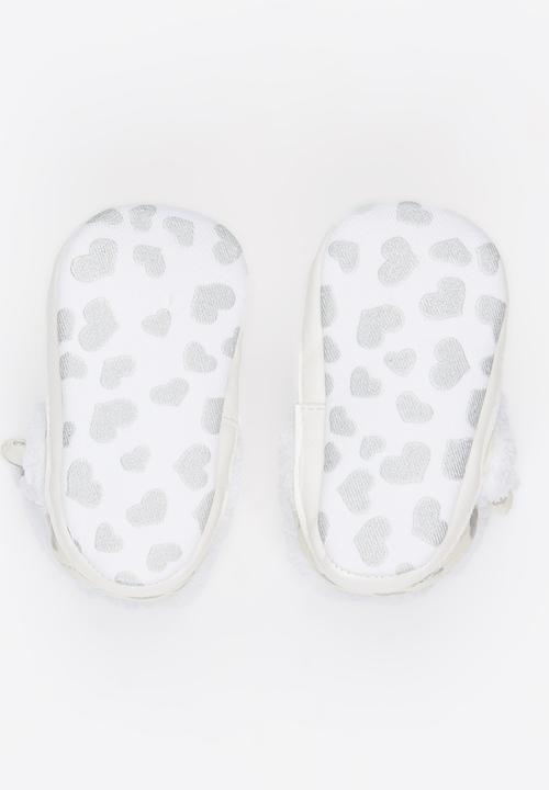 Pop Candy - Girls Bow Boots Milk