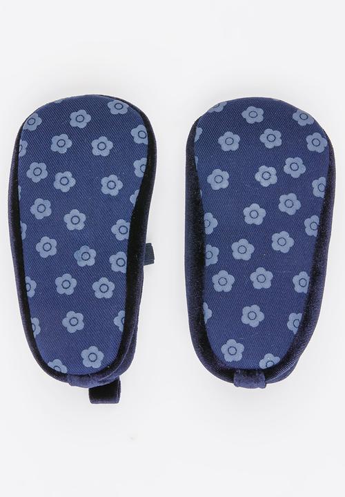 Pop Candy - Girls Flower  Pump Navy
