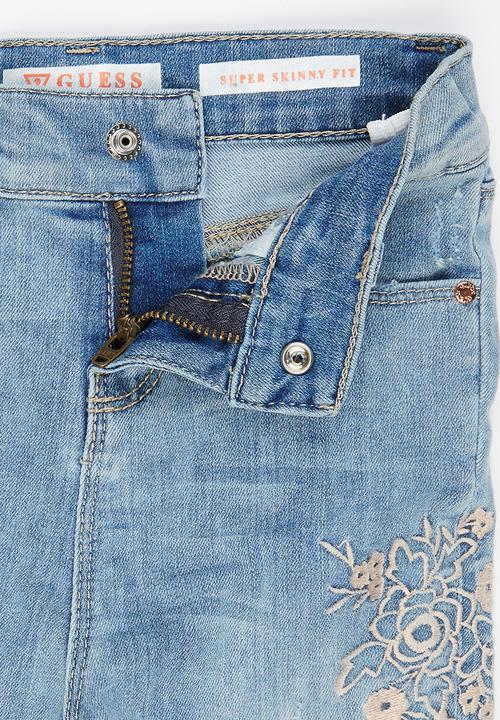 GUESS - High Waisted Skinny Pale Blue