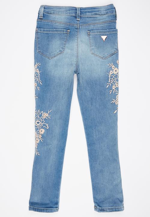 GUESS - High Waisted Skinny Pale Blue