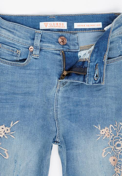 GUESS - High Waisted Skinny Pale Blue