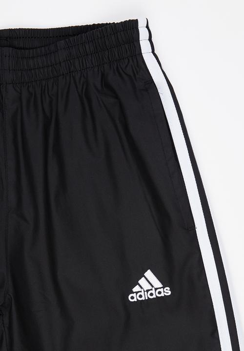 adidas Performance - Boys Woven 3 Stripe  Pant Black and White