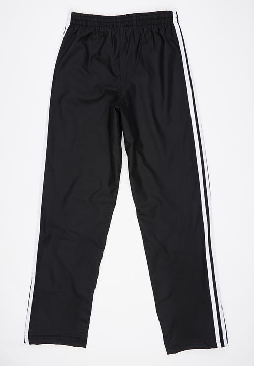 adidas Performance - Boys Woven 3 Stripe  Pant Black and White