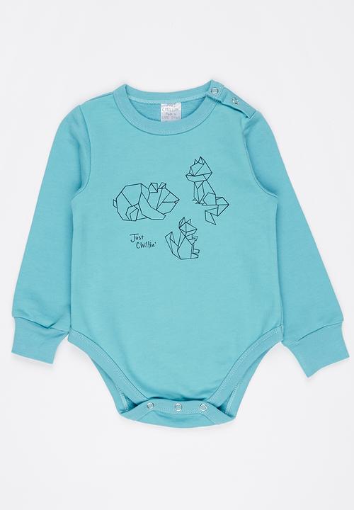Just chillin - Girls Onesie Aqua