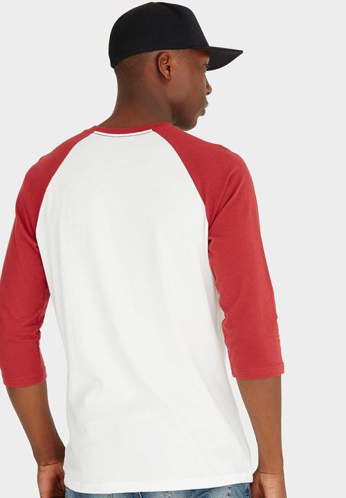RVCA - Big RVCA Raglan T-Shirt Rose