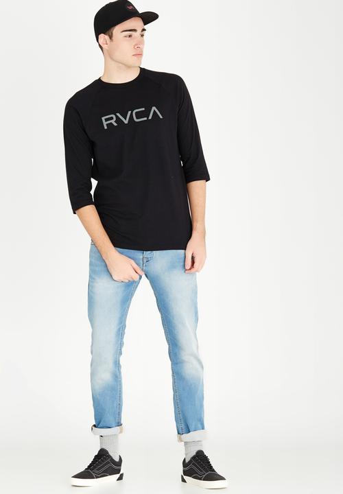 RVCA - Big RVCA Raglan T-Shirt Black