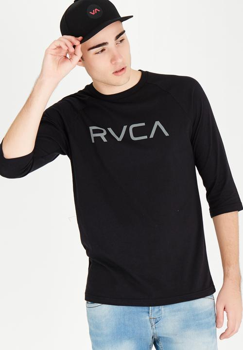 RVCA - Big RVCA Raglan T-Shirt Black