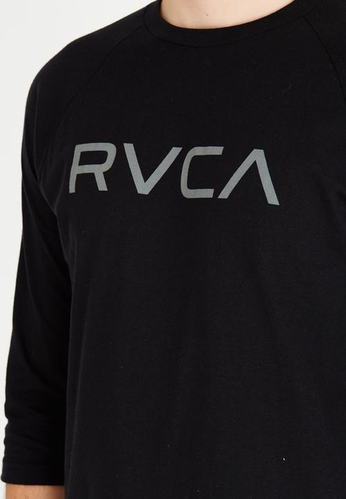 RVCA - Big RVCA Raglan T-Shirt Black