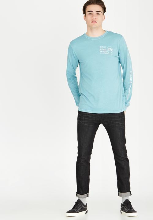 RVCA - ANP Marker T-Shirt Blue
