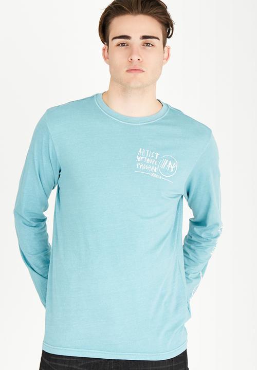 RVCA - ANP Marker T-Shirt Blue