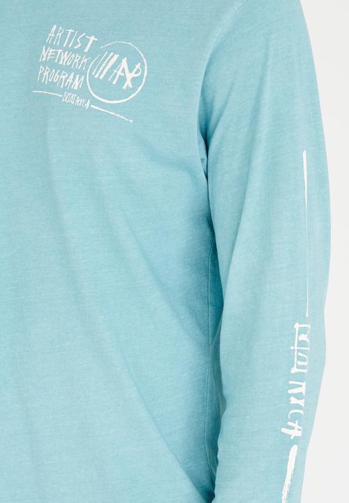 RVCA - ANP Marker T-Shirt Blue