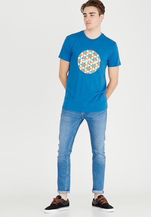 RVCA - Barry Motors T-shirt Dark Blue